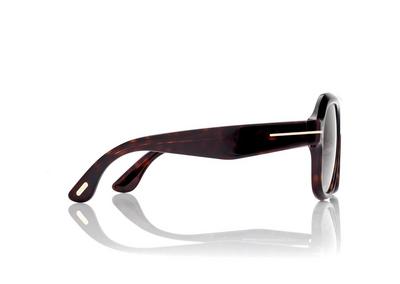 TOM FORD OM DARK HAVANA RHONDA SUNGLASSES