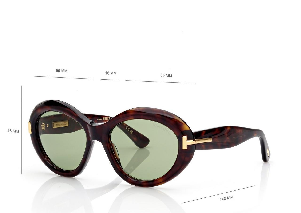 ICON OVAL SUNGLASSES image number 3