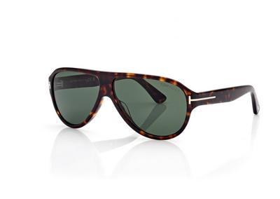 TOM FORD OM DARK HAVANA / GREEN SAMUELE SUNGLASSES