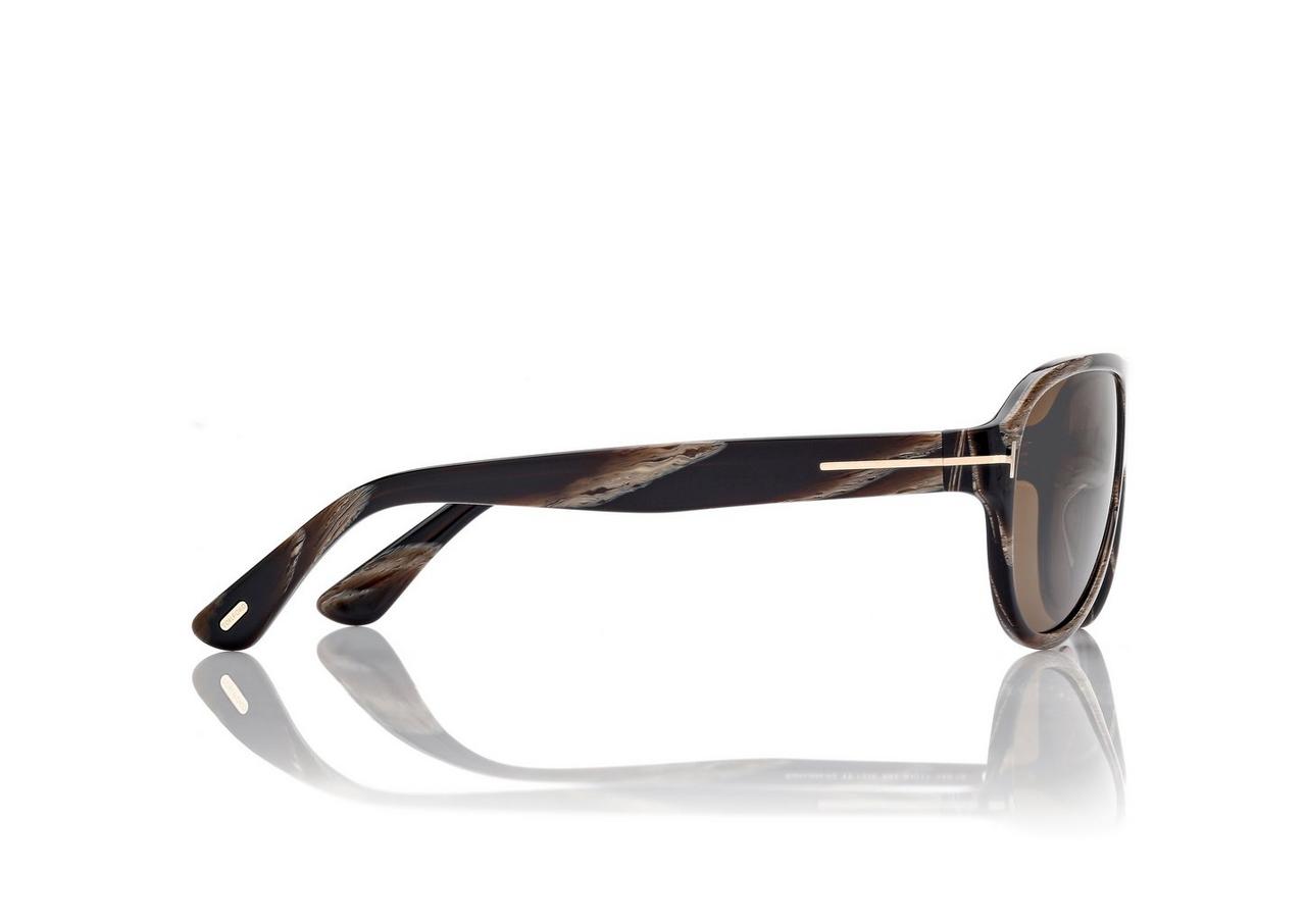 TOM FORD OM BLACK HORN / ROVIEX SAMUELE SUNGLASSES