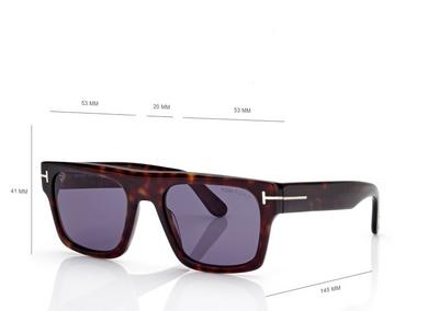 TOM FORD OM DARK HAVANA / BLUE CYRUS  SUNGLASSES