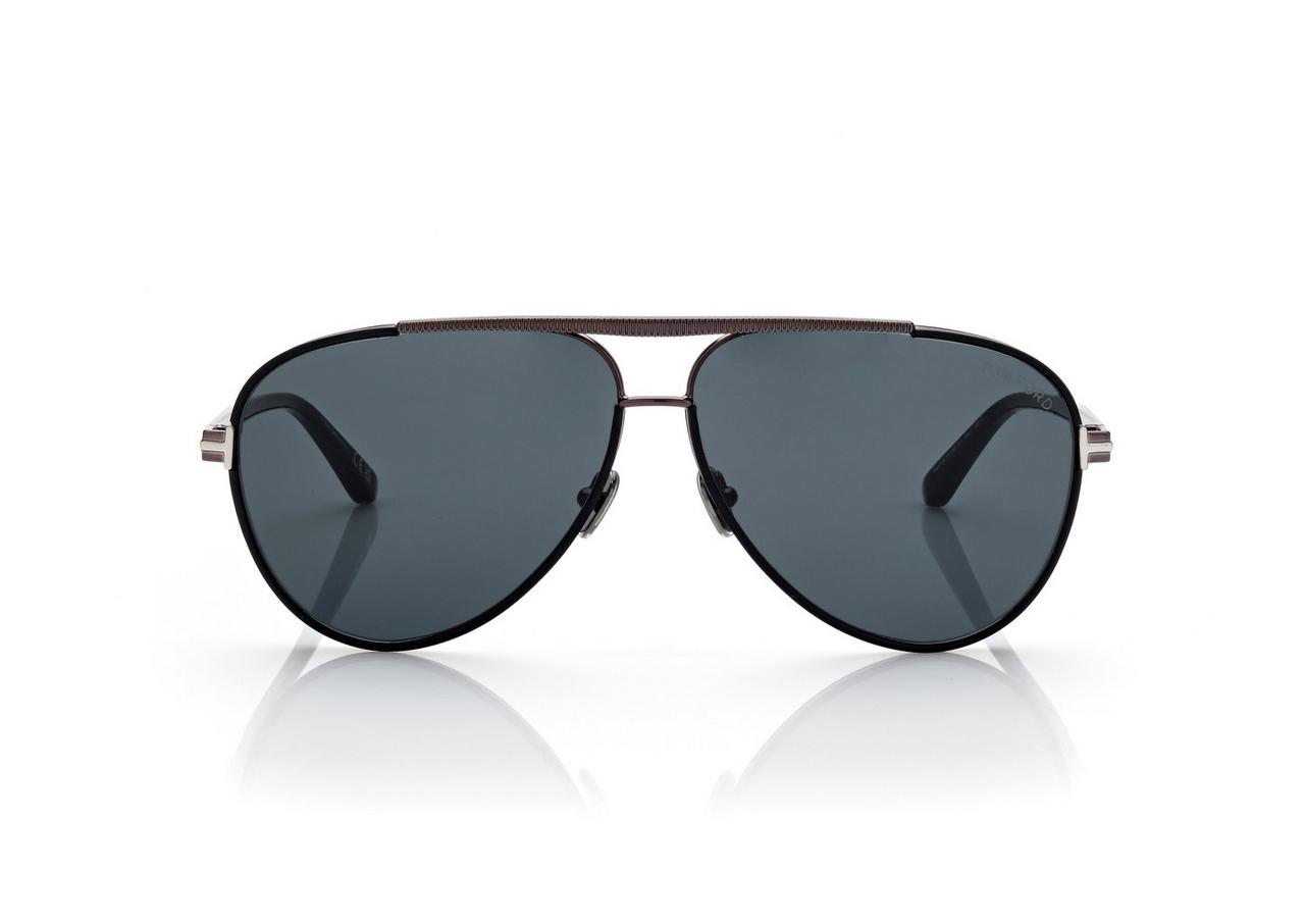 TOM FORD OM BLACK RUPERT SUNGLASSES