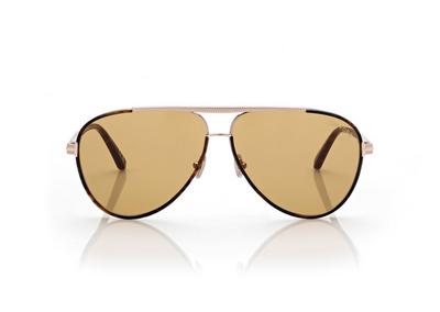 TOM FORD OM DARK HAVANA RUPERT SUNGLASSES