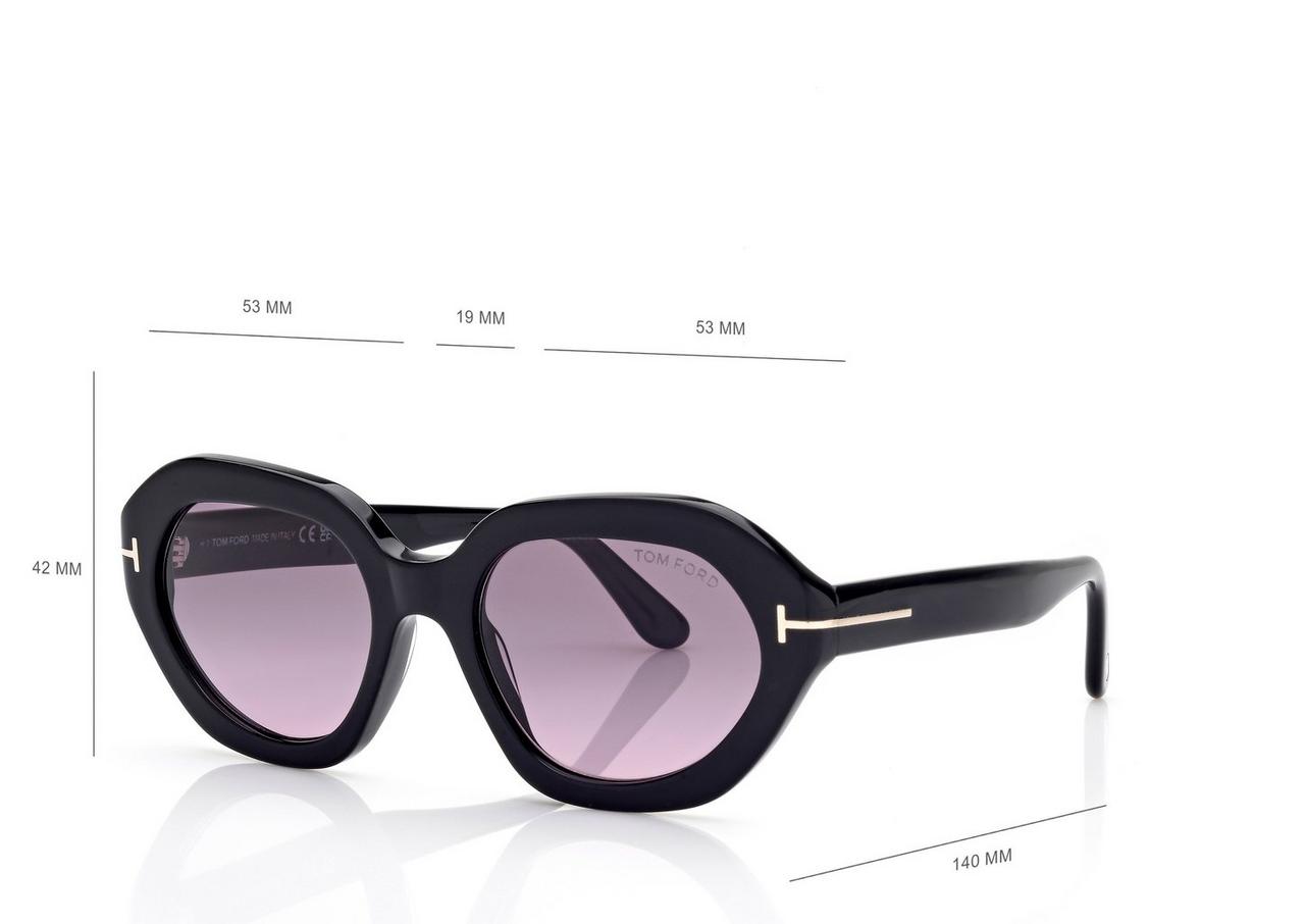 TOM FORD OM BLACK MERYL SUNGLASSES