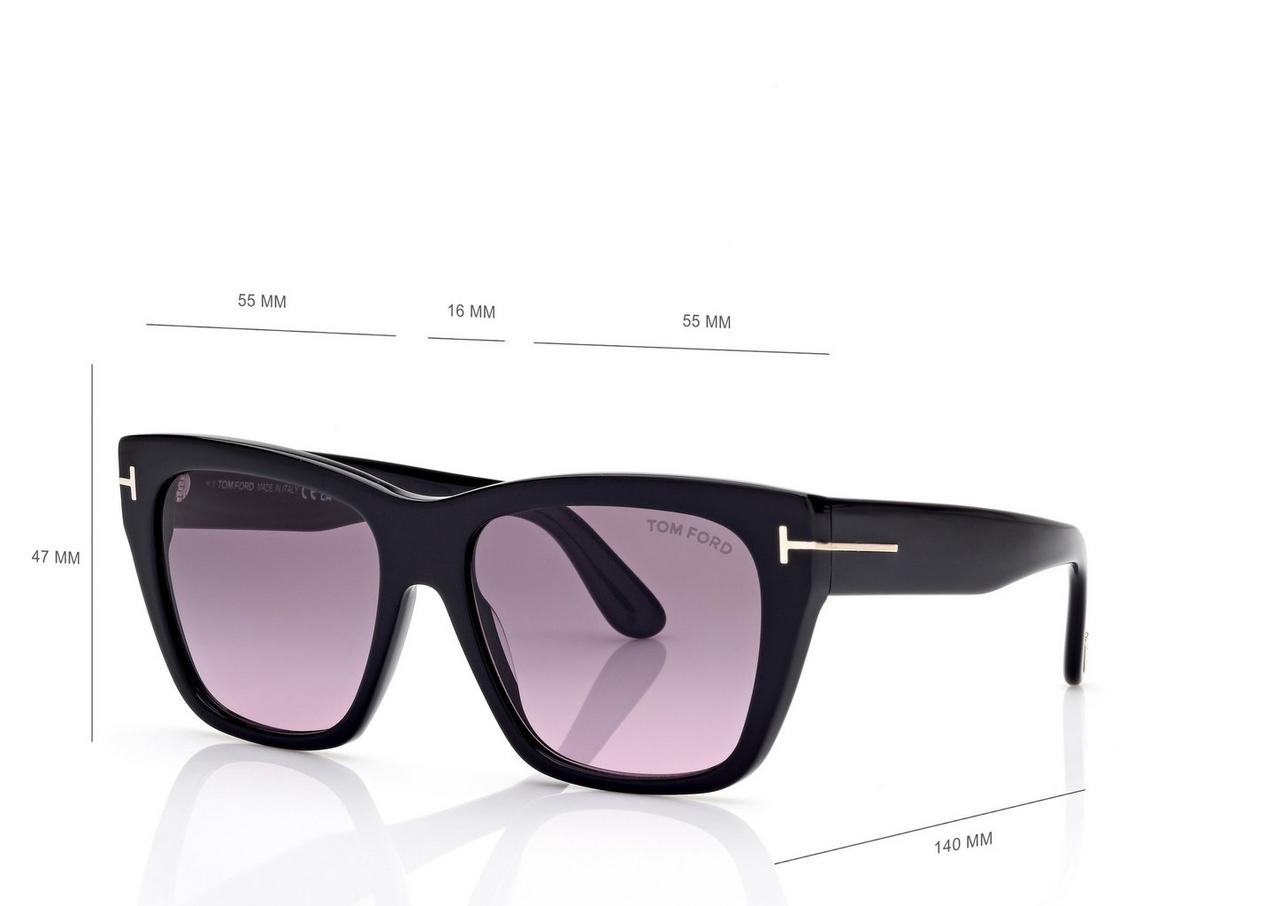 TOM FORD OM BLACK FLYNN SUNGLASSES