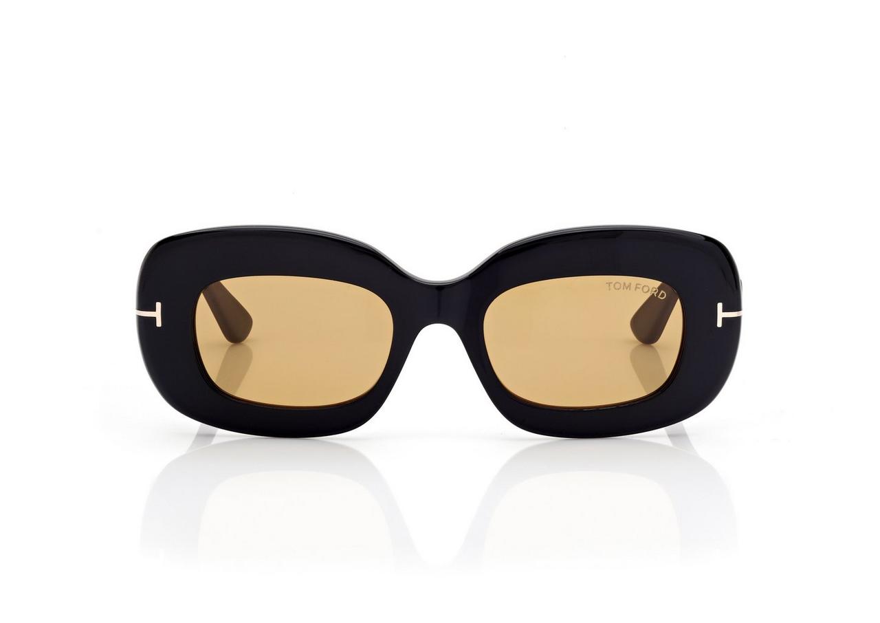 TOM FORD OM SHINY BLACK / BROWN GAFAS DE SOL ISLAY