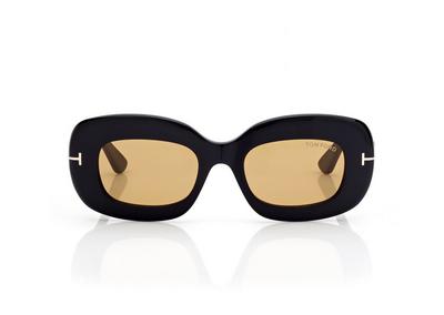 TOM FORD OM SHINY BLACK / BROWN GAFAS DE SOL ISLAY