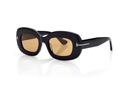 TOM FORD OM SHINY BLACK / BROWN GAFAS DE SOL ISLAY