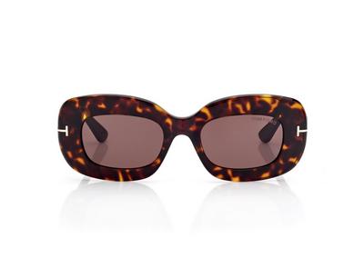 TOM FORD OM DARK HAVANA ISLAY  SUNGLASSES
