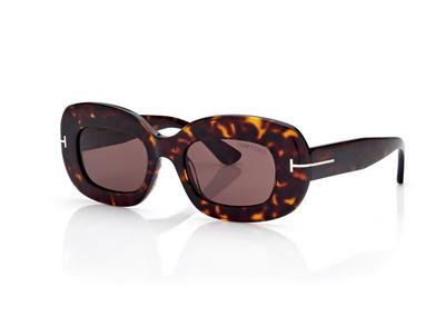 TOM FORD OM DARK HAVANA ISLAY  SUNGLASSES