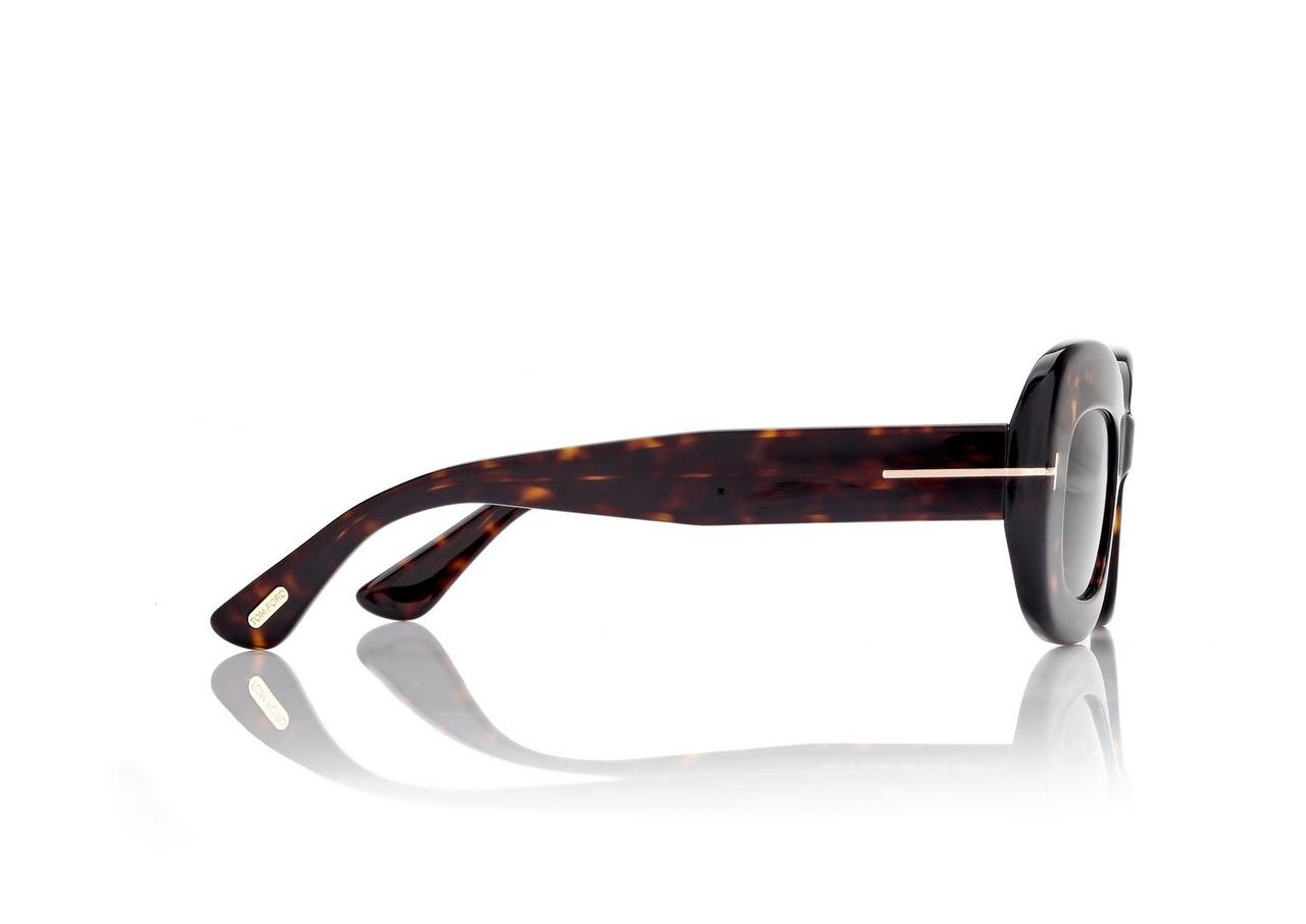TOM FORD OM DARK HAVANA ISLAY  SUNGLASSES