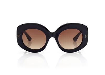 TOM FORD OM BLACK CLAUDETTE SUNGLASSES