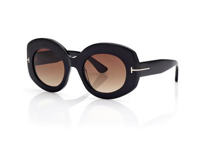 TOM FORD OM BLACK CLAUDETTE SUNGLASSES