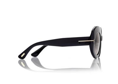 TOM FORD OM BLACK CLAUDETTE SUNGLASSES