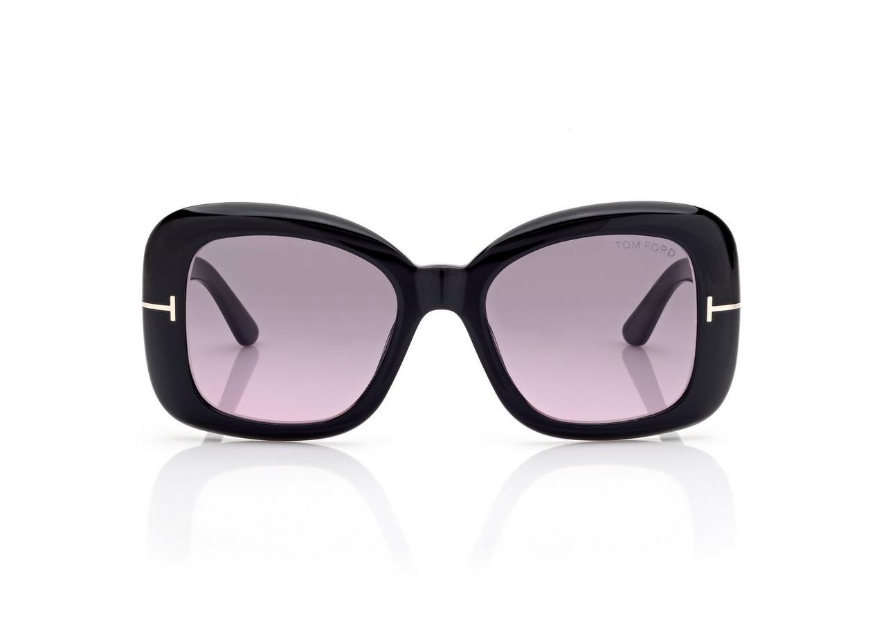 TOM FORD OM BLACK SANDRA SUNGLASSES