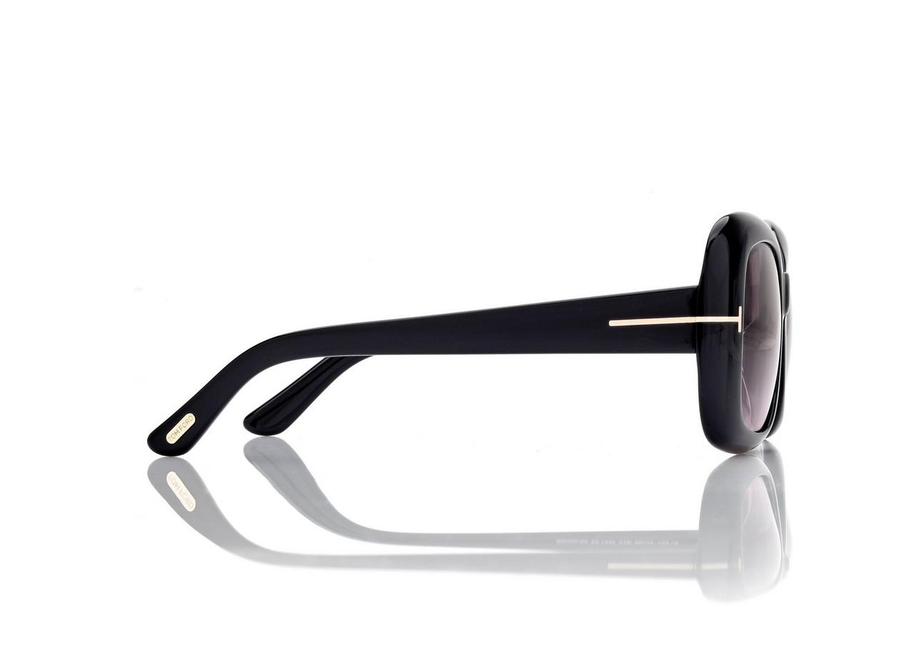 TOM FORD OM BLACK SANDRA SUNGLASSES