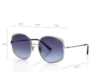 TOM FORD OM LIGHT RUTHENIUM LUNETTES DE SOLEIL ABBEY