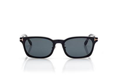 TOM FORD OM BLACK RECTANGULAR SUNGLASSES