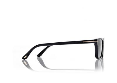 TOM FORD OM BLACK RECTANGULAR SUNGLASSES