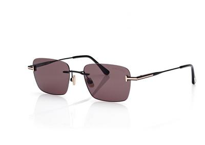 TOM FORD OM SHINY BLACK  / SMOKE JAKE SUNGLASSES