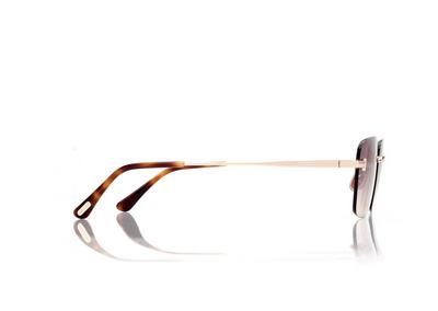 TOM FORD OM ROSE GOLD GRADIENT JAKE SUNGLASSES