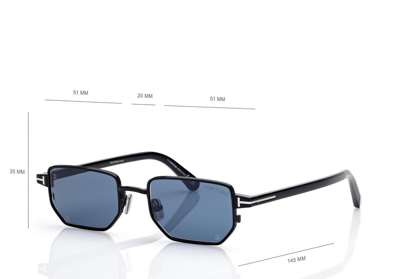 TOM FORD OM BLACK LIAM  SUNGLASSES