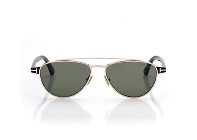 TOM FORD OM ROSE GOLD/GREEN ANTHONY SUNGLASSES