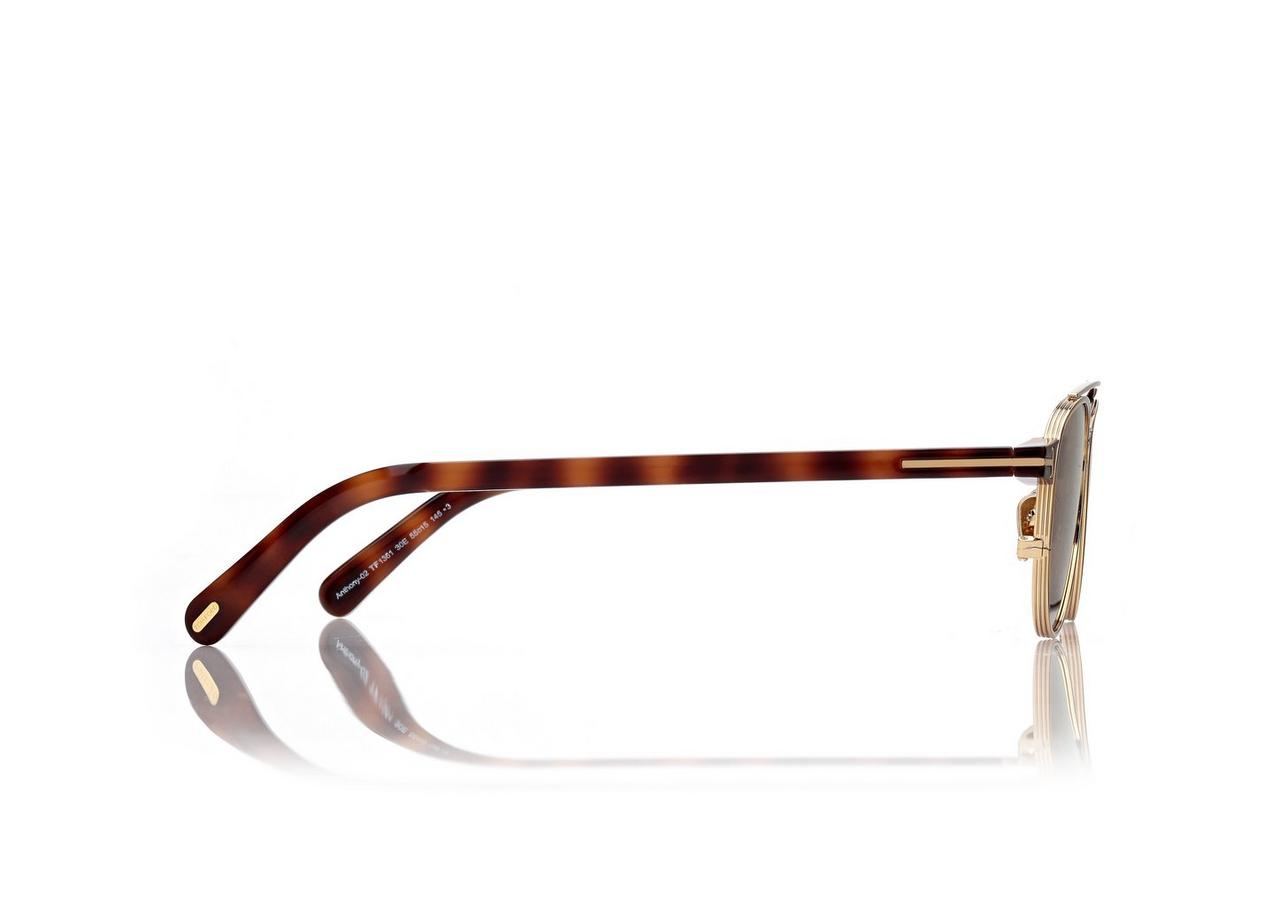 TOM FORD OM BROWN ANTHONY SUNGLASSES