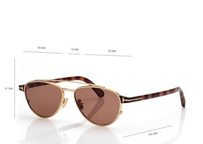 TOM FORD OM BROWN ANTHONY SUNGLASSES