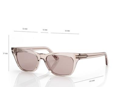 TOM FORD OM SHINY LIGHT BROWN / BROWN PENN SUNGLASSES