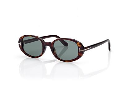 TOM FORD OM DARK HAVANA / GREEN IGGY SUNGLASSES