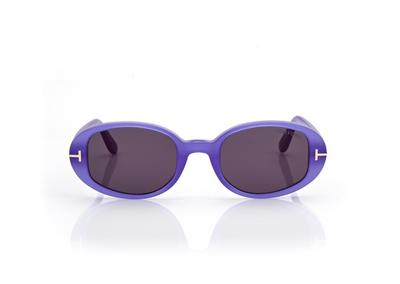 TOM FORD OM SHINY VIOLET / SMOKE IGGY SUNGLASSES