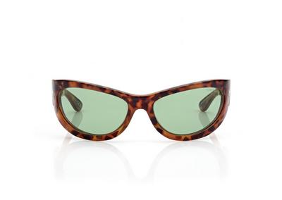 TOM FORD OM HAVANA/GREEN LEONA SUNGLASSES