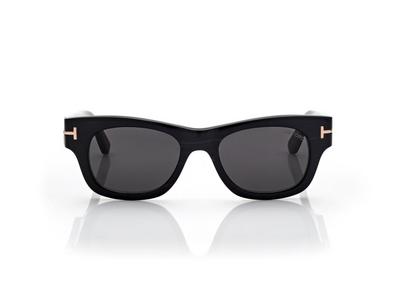 TOM FORD OM COLORED HORN/ SMOKE SQUARE HORN SUNGLASSES