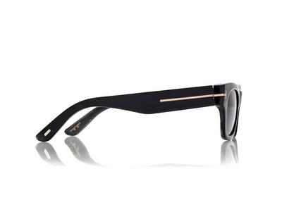 TOM FORD OM COLORED HORN/ SMOKE SQUARE HORN SUNGLASSES