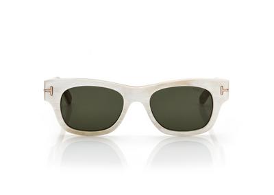 TOM FORD OM HORN GREEN SQUARE HORN SUNGLASSES