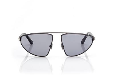 TOM FORD OM MATTE DARK RUTHENIUM / SMOKE PARKER SUNGLASSES