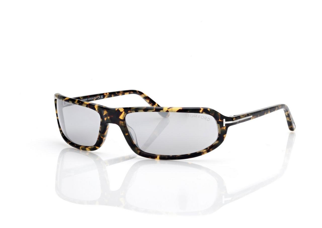 TOM FORD OM GRADIENT HAVANA ADDISON SUNGLASSES