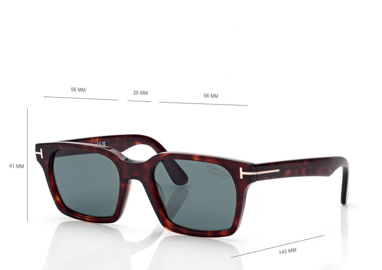TOM FORD  RED HAVANA HAYDEN-02 SUNGLASSES