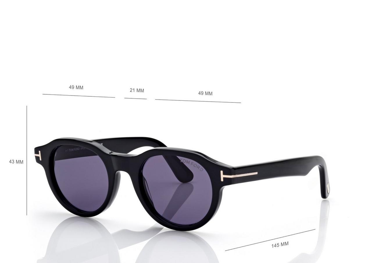TOM FORD  BLACK NILS-02 SUNGLASSES