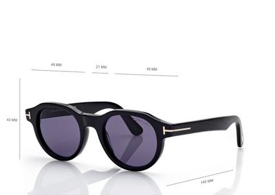 TOM FORD  BLACK NILS-02 SUNGLASSES