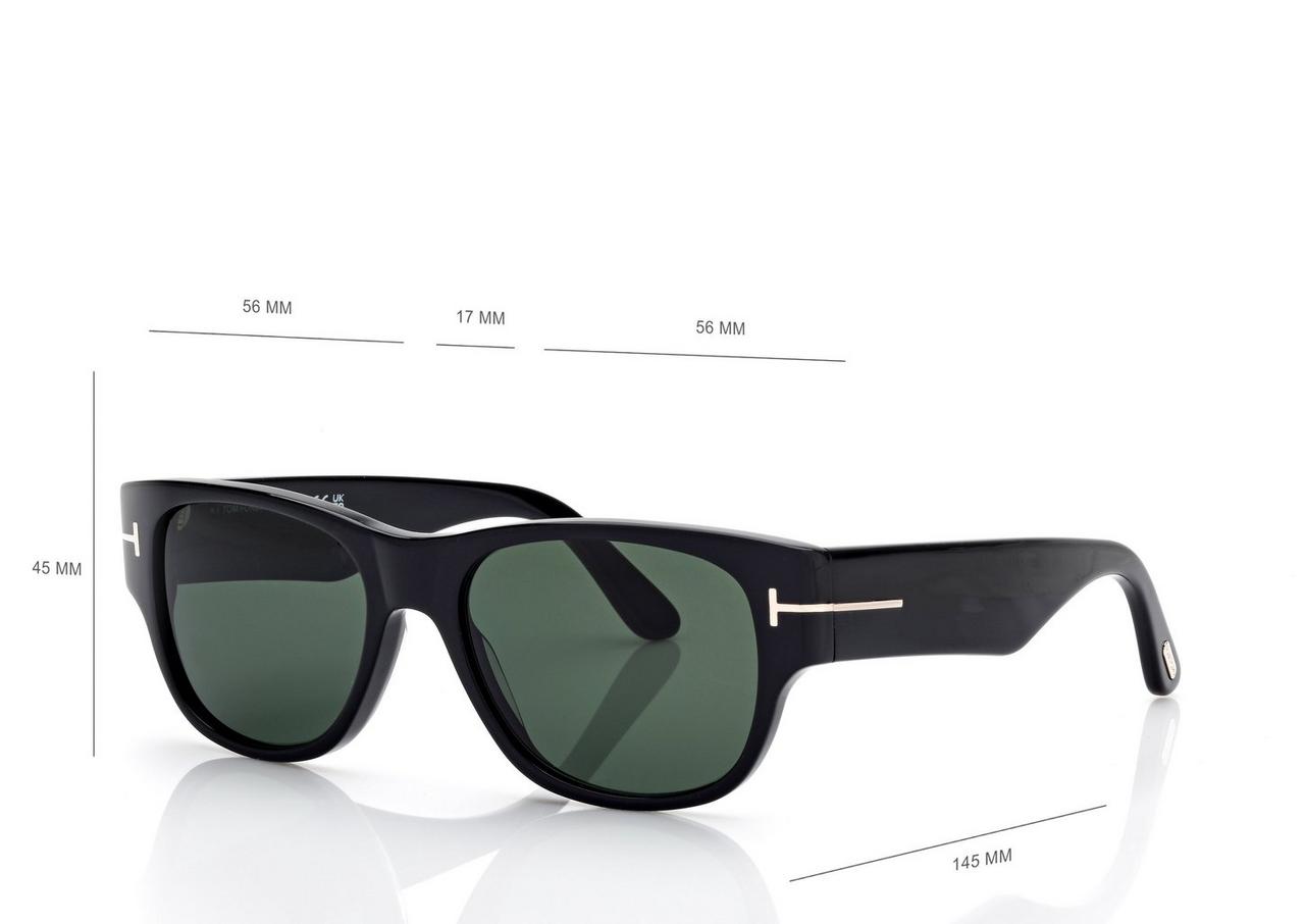 TOM FORD  BLACK CASSIUS-02 SUNGLASSES