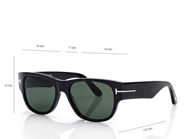 TOM FORD  BLACK CASSIUS-02 SUNGLASSES