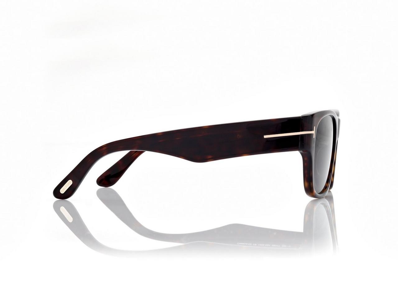 TOM FORD  DARK HAVANA CASSIUS-02 SUNGLASSES