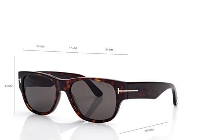 TOM FORD  DARK HAVANA CASSIUS-02 SUNGLASSES