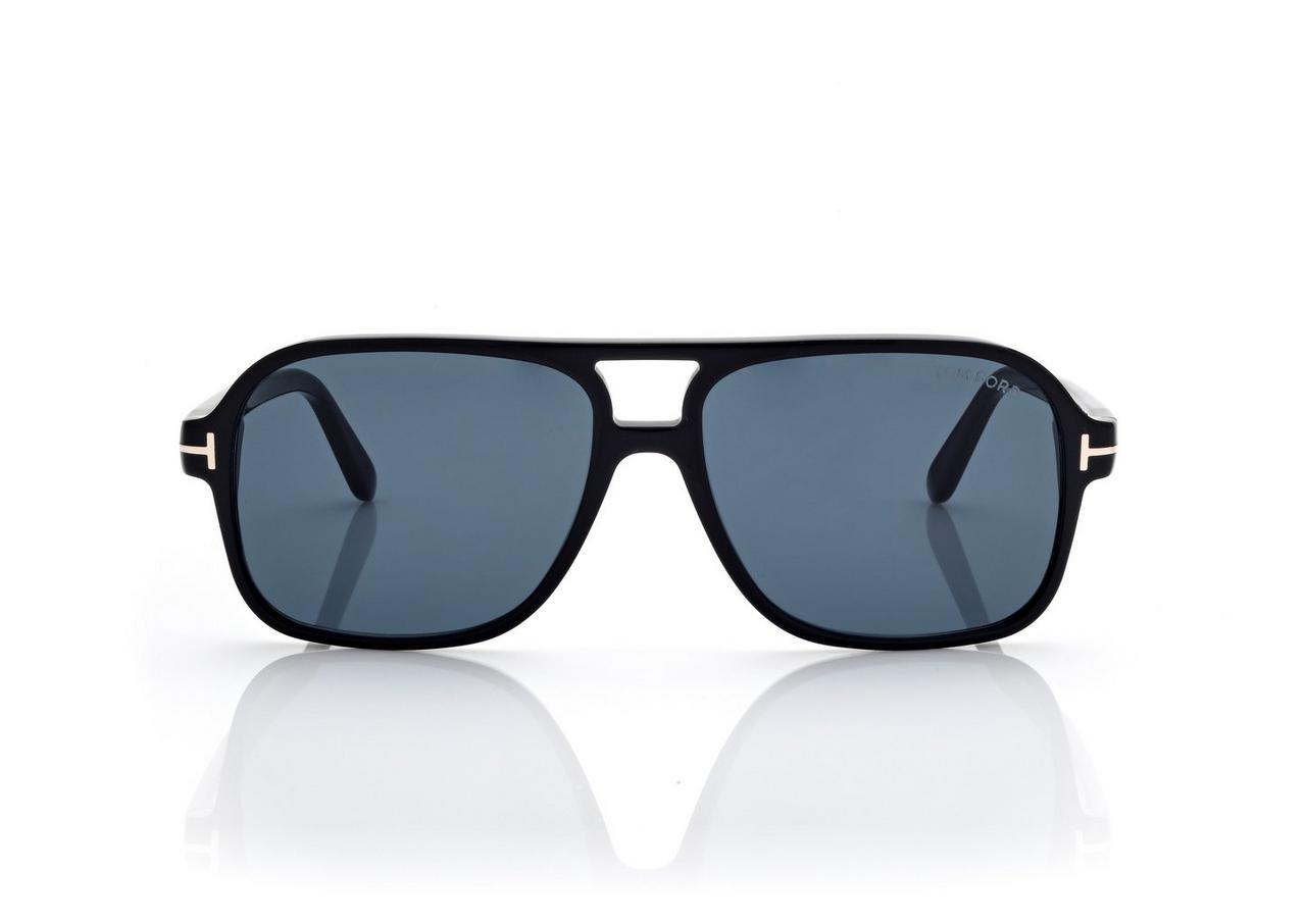 TOM FORD  BLACK/BLUE MADISON-02 SUNGLASSES