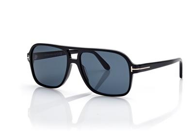 TOM FORD  BLACK/BLUE MADISON-02 SUNGLASSES