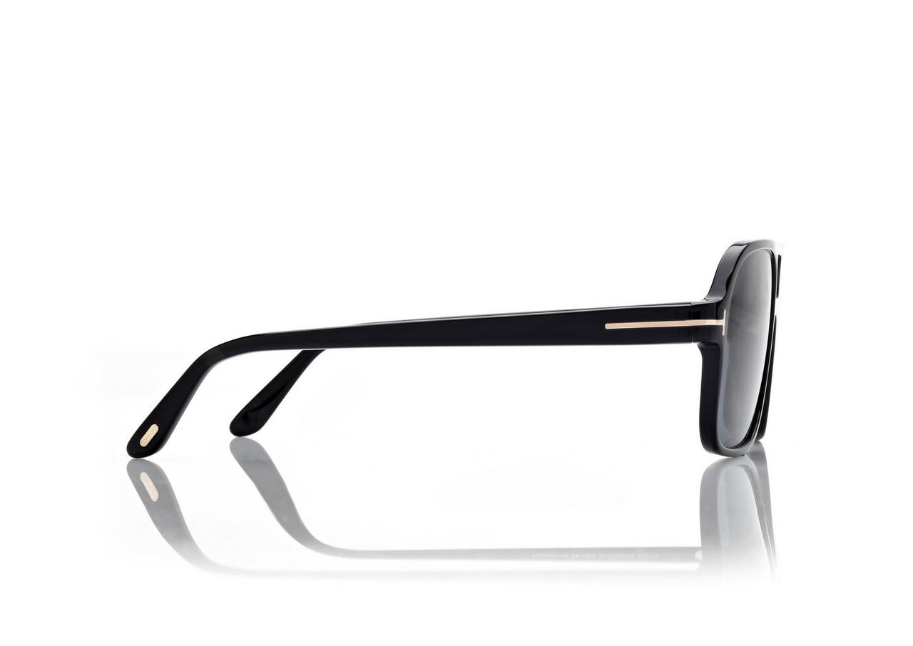 TOM FORD  BLACK/BLUE MADISON-02 SUNGLASSES