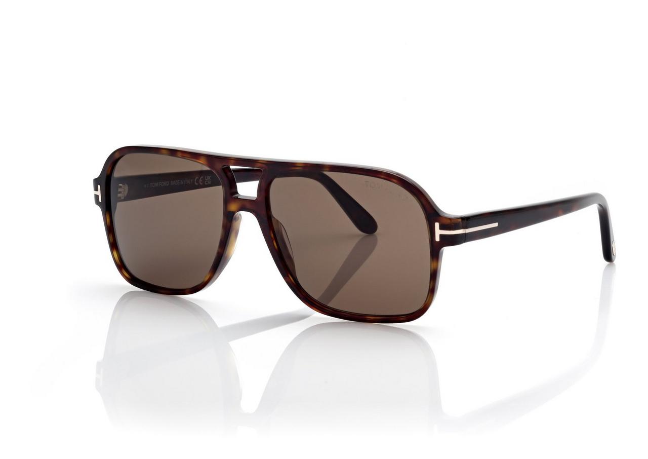 TOM FORD  HAVANA MADISON-02 SUNGLASSES