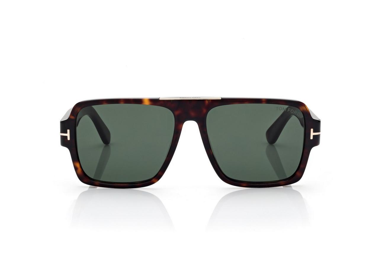 TOM FORD  DARK HAVANA SEAN-02 SUNGLASSES